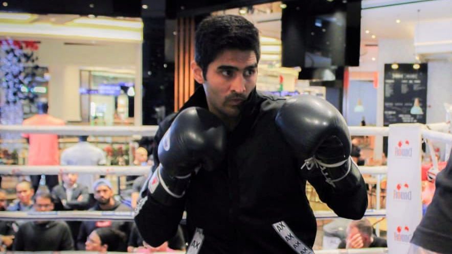 Vijender Singh has a 12-0 record in the professional circuit.