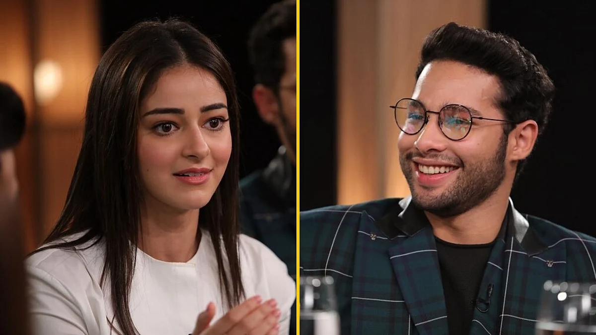 Ananya Panday and Siddhant Chaturvedi at the Newcomers Roundtable 2019, hosted by Rajeev Masand. 