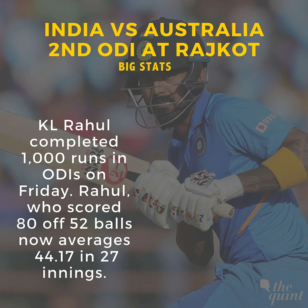 Stats: Records Tumbled as India Beat Australia in the 2nd ODI