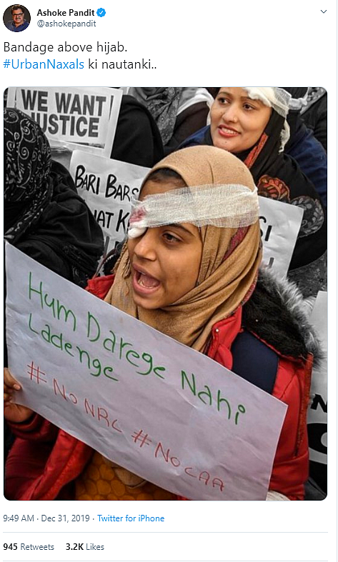 Why CAA Protesters With Fake Bandages Don’t Mean Fake Injuries