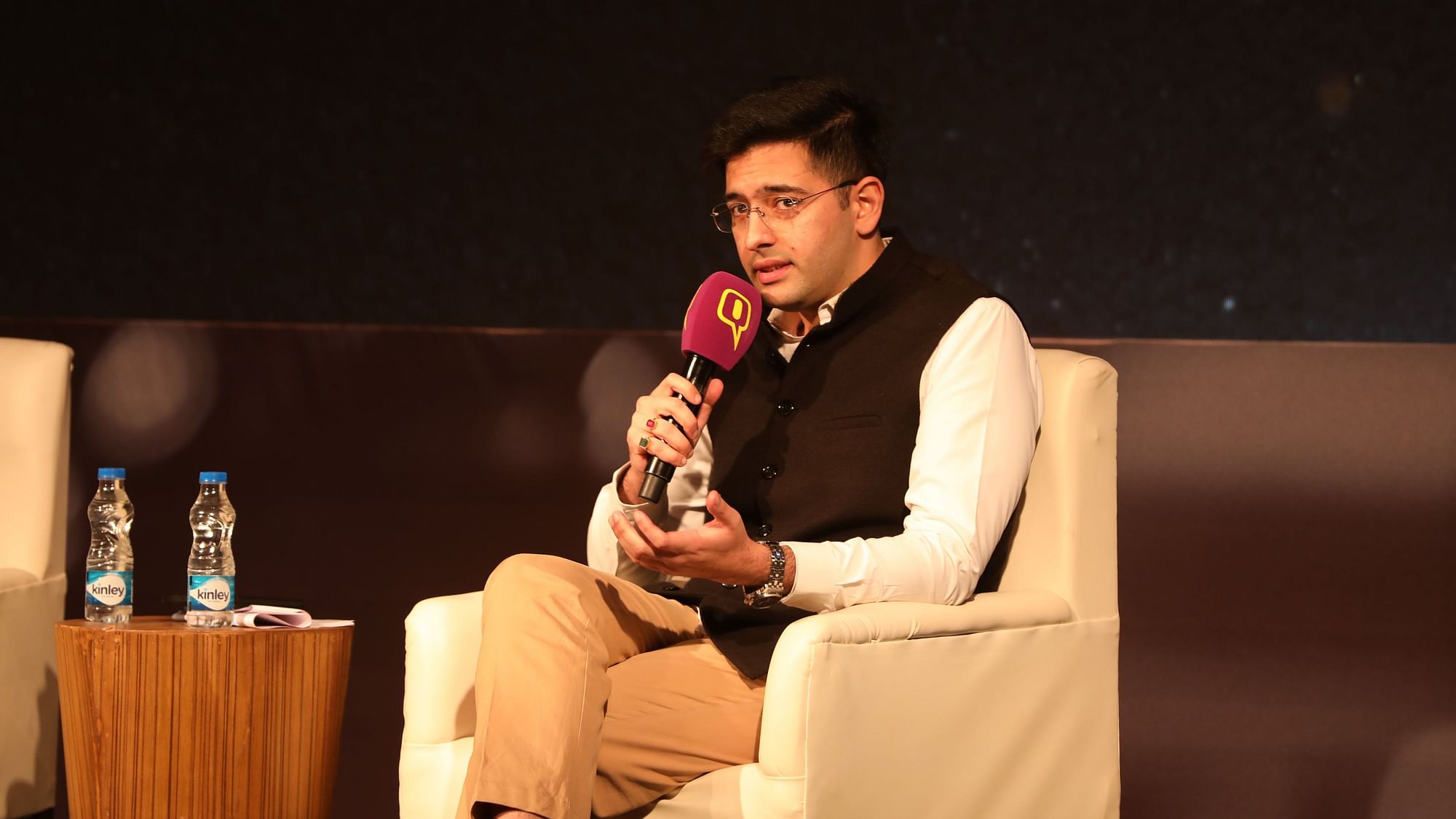 Raghav Chadha, national spokesperson, Aam Aadmi Party at the ‘Safer Roads For Safer Lives’ event.