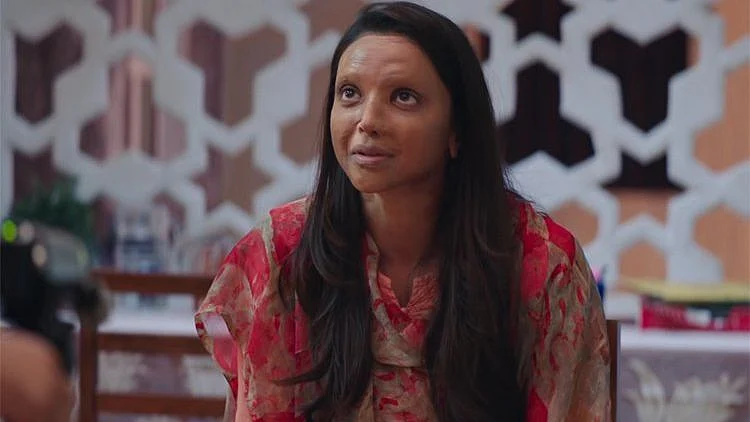 Deepika Padukone in a still from <i>Chhapaak</i>.