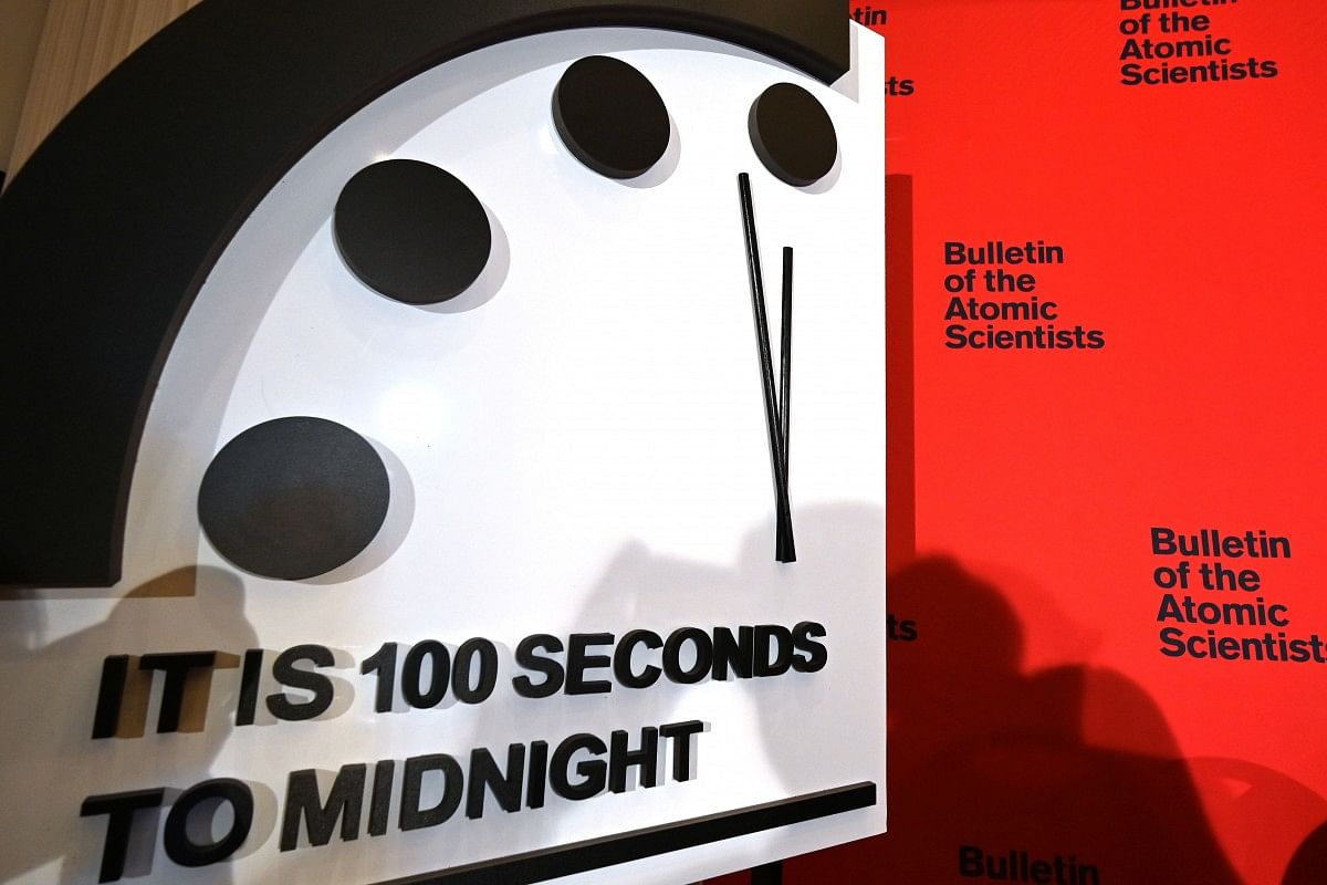 Doomsday clock moved closest to midnight