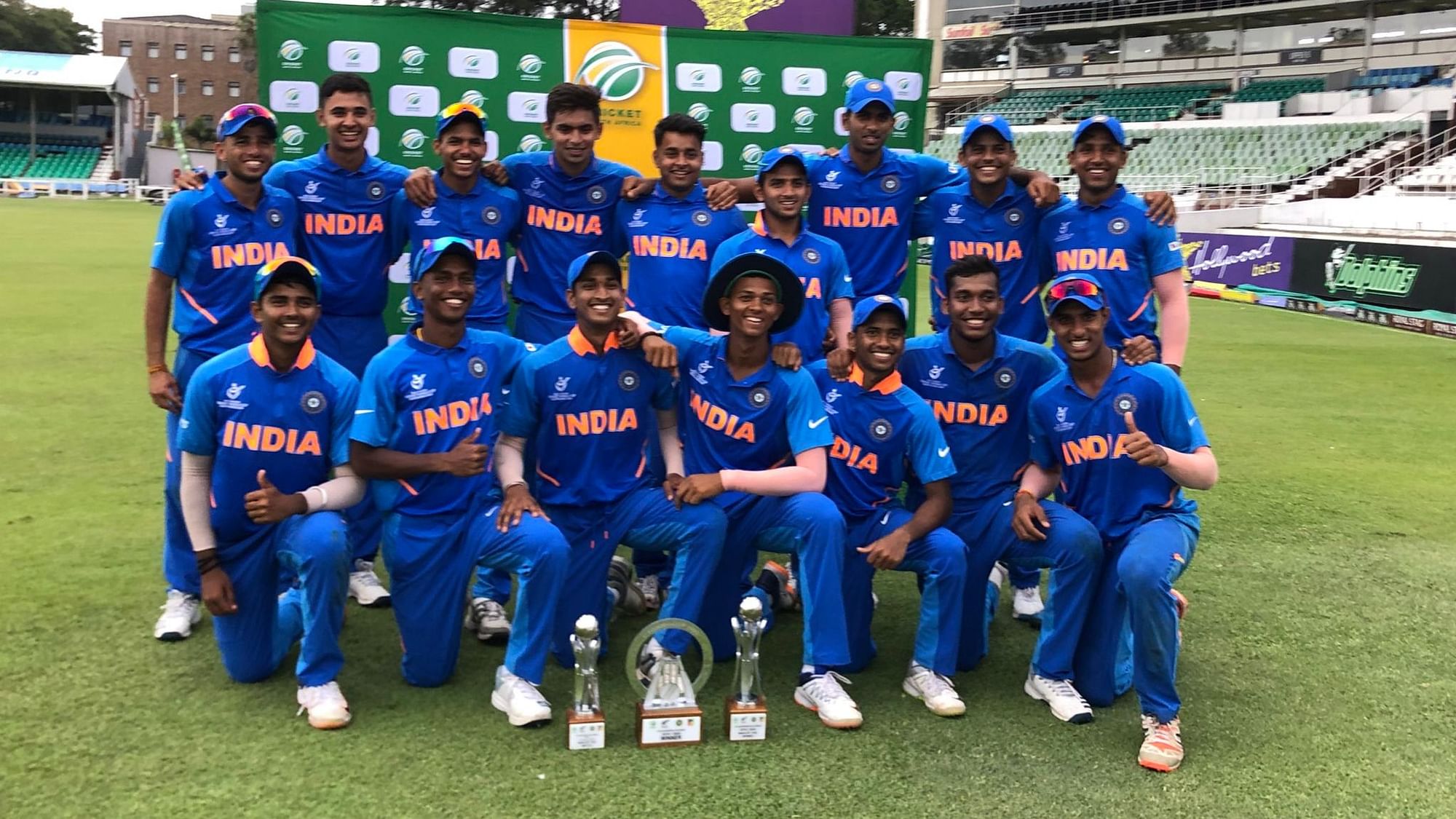 The India U-19 side beat South Africa in the final by 69 runs.