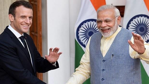  Prime Minister Narendra Modi and French President Emmanuel Macron (right). Image used for representation only.