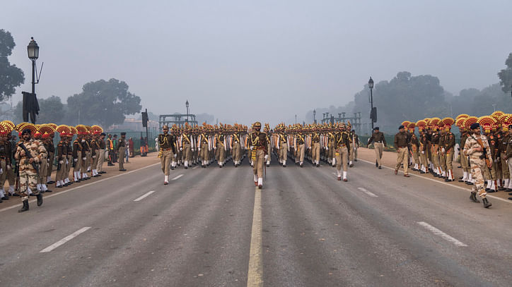 Republic Day parade at Rajpath in New Delhi.