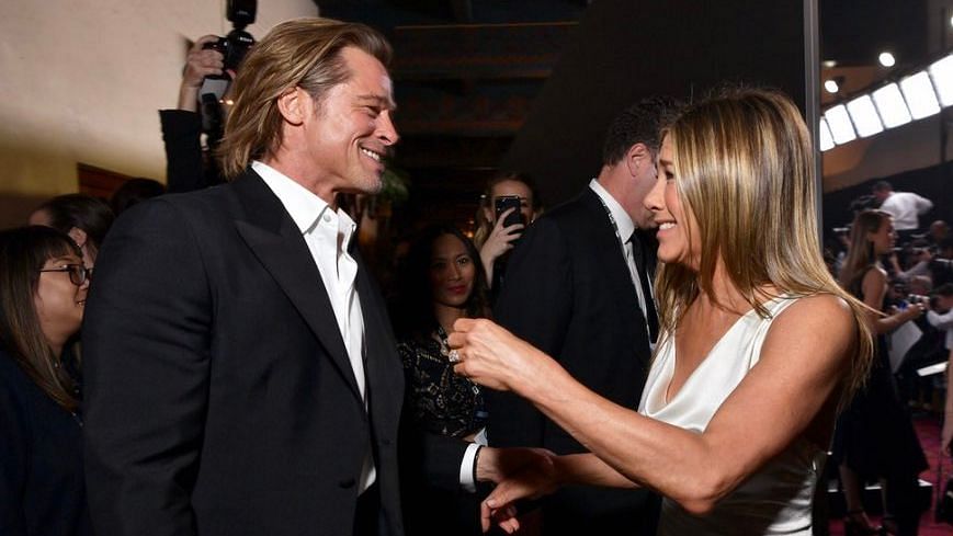 Brad Pitt and Jennifer Aniston at Screen Actors Guild Awards 2020.