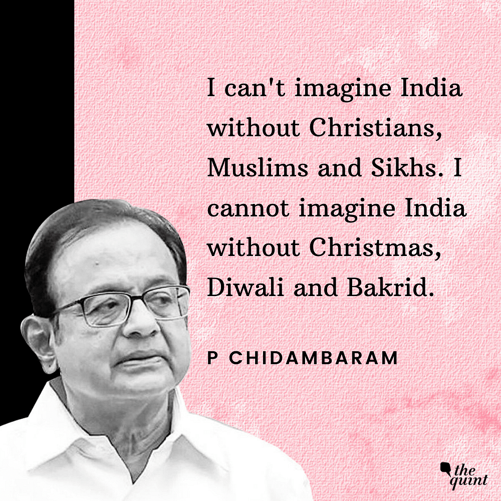 Chidambaram also spoke on the widespread anti-Citizenship Amendment Act protests and lack of Opposition unity.
