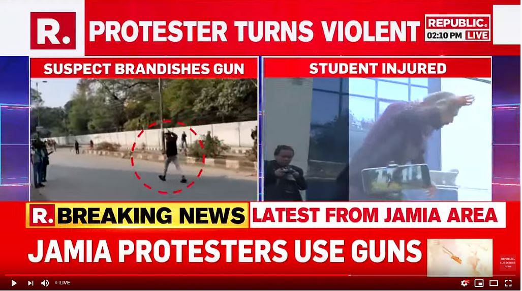 The shooter made his intentions clear through Facebook. Republic TV, however, had a different narrative.