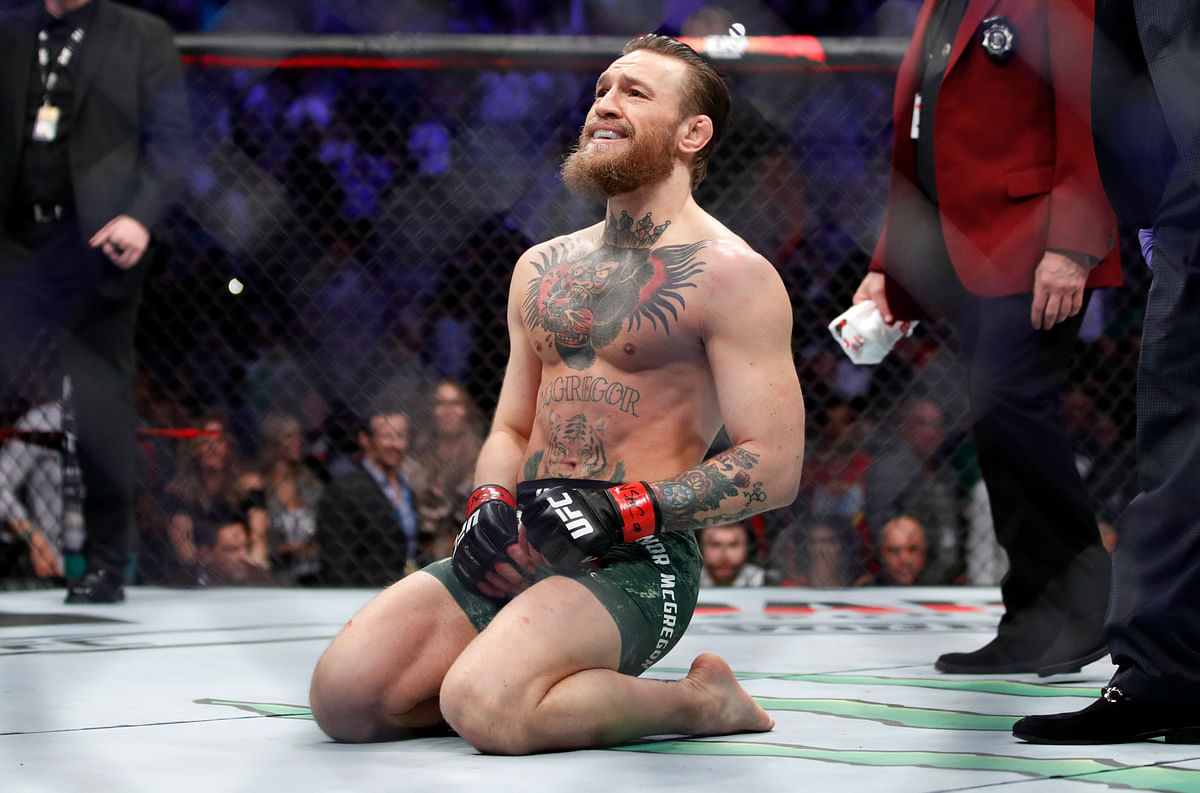 In his comeback match. Conor McGregor stopped Donald Cerrone 40 seconds into the first round at UFC 246.