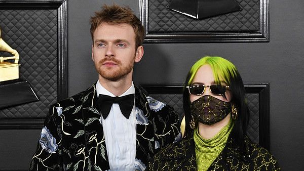 Billie Eilish and Finneas O’Connell at the Grammy Awards