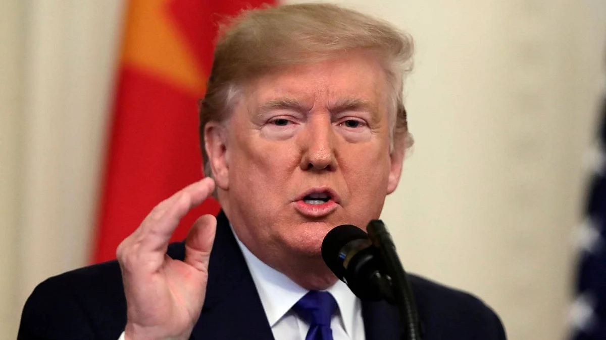 US President Donald Trump.