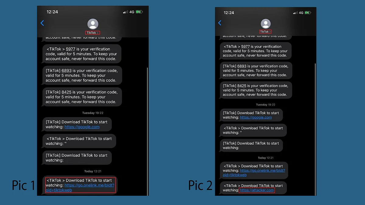 How the SMS spoofing is done. 