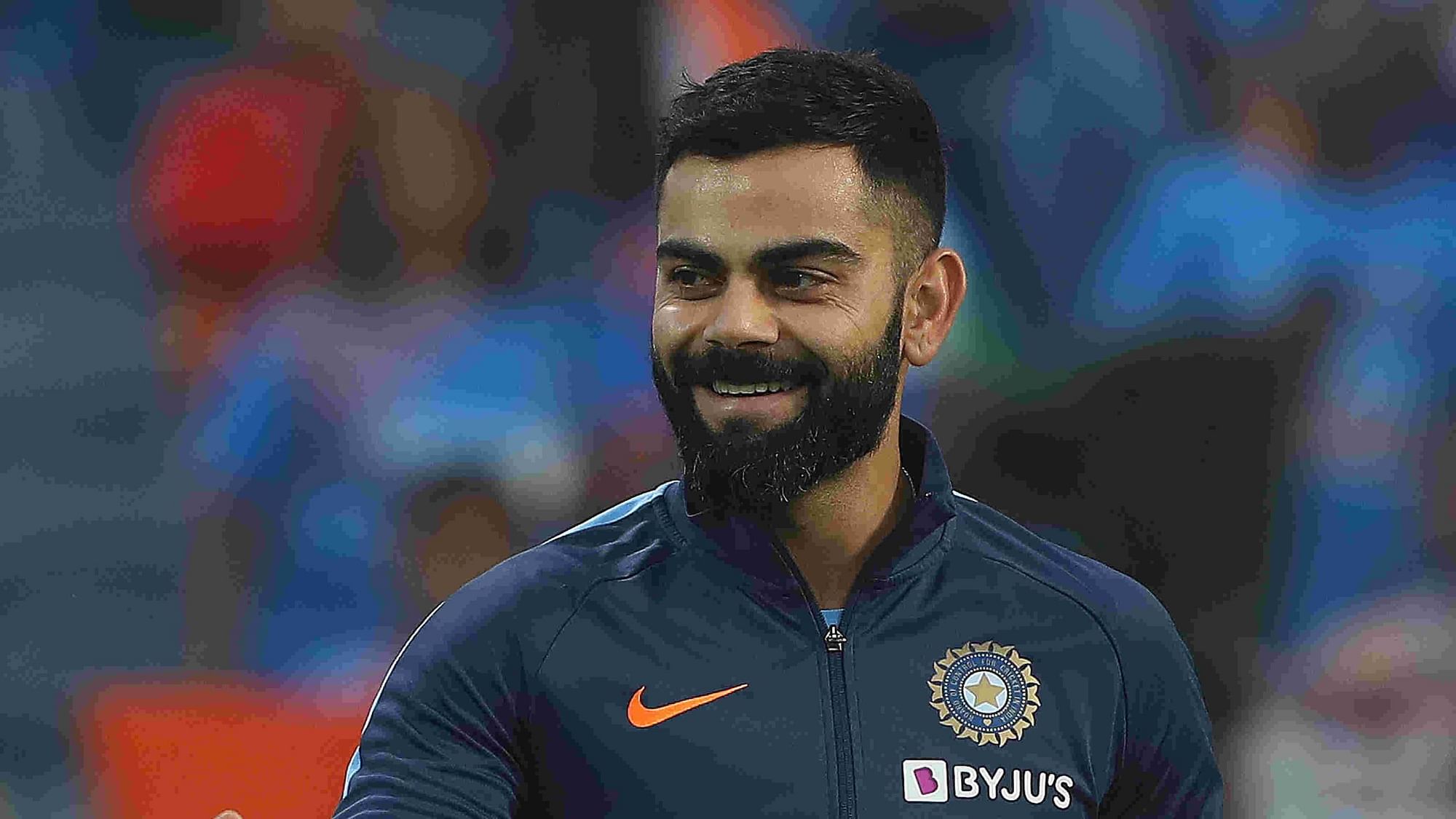 Virat Kohli took a cheeky dig at the former pacer’s photograph on Instagram.