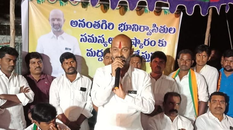 Alleging attack on a rally of ‘patriots’, BJP MP from Karimnagar in Telangna Bandi Sanjay Kumar has warned of retaliation with bombs if ‘betrayers’ of the nation took to stones.