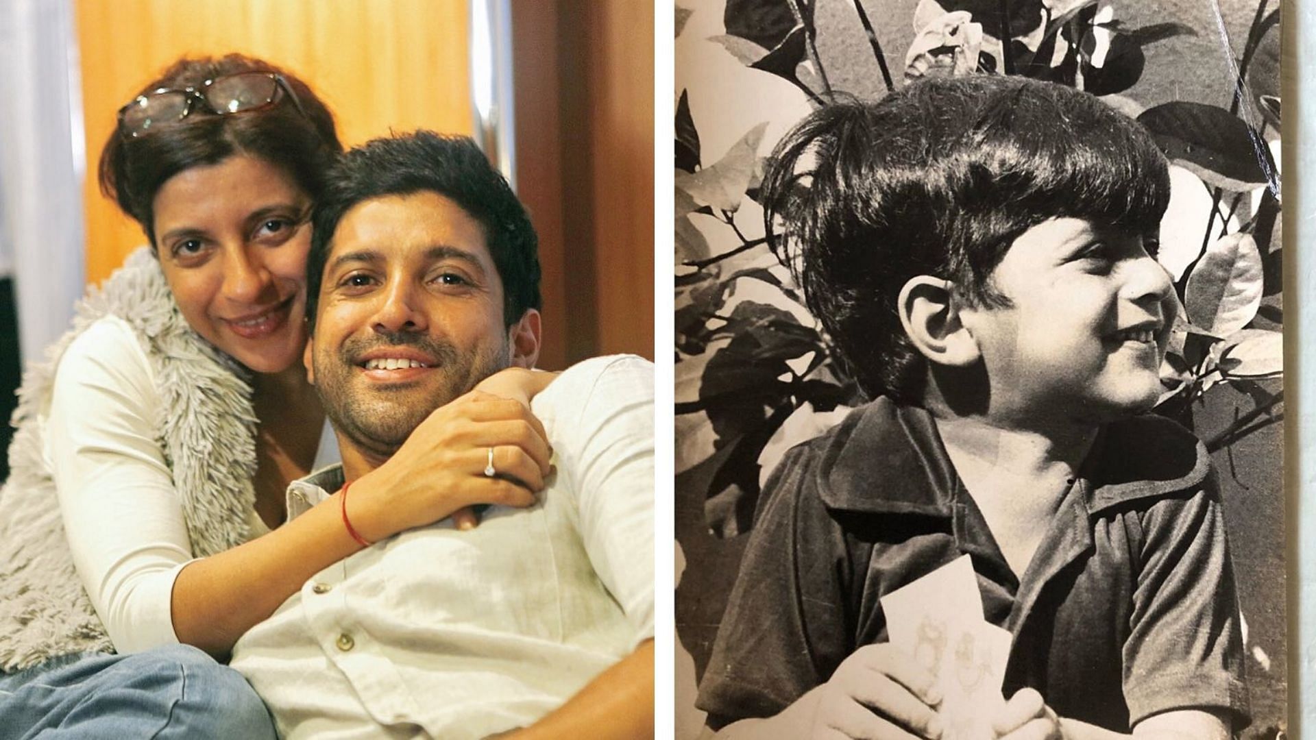 Zoya Akhtar shared a childhood photo of brother Farhan Akhtar on his birthday.