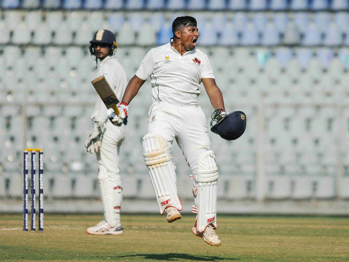 Sarfaraz Khan’s triple hundred against Uttar Pradesh was laced with 30 boundaries and eight sixes.