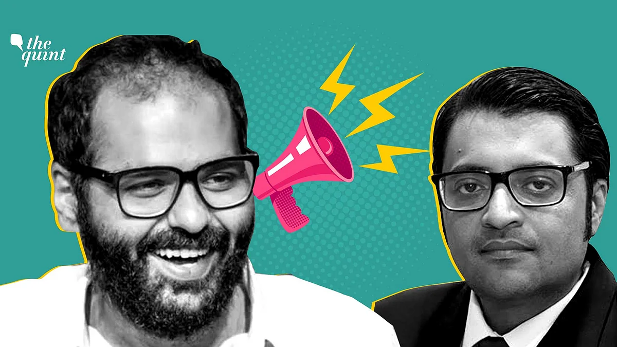 Image of Kunal Kamra (L) and Arnab Goswami (R) used for representational purposes.