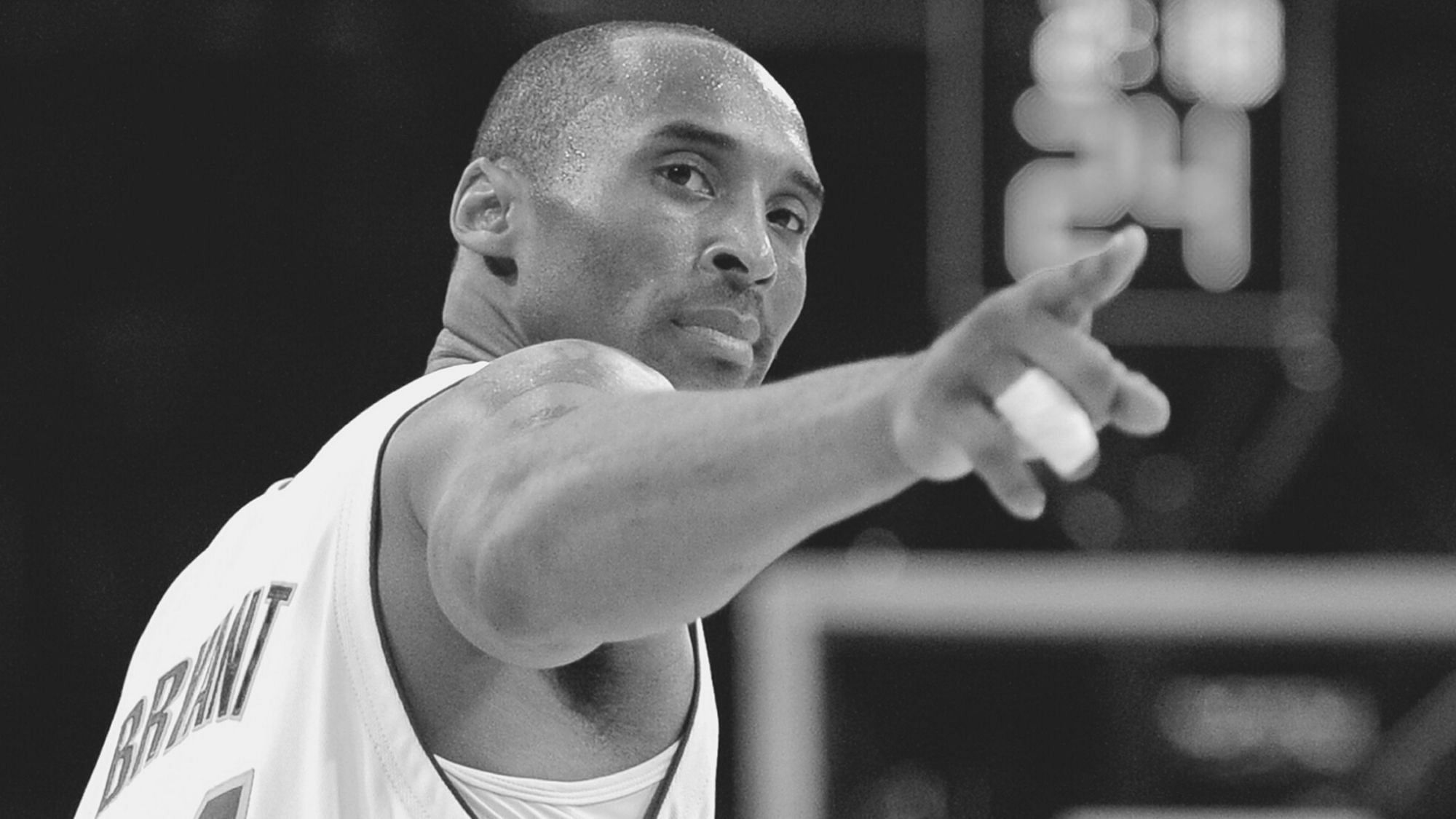 Kobe Bryant played for the Los Angeles Lakers in twenty-year career in the NBA and won five championships with them.