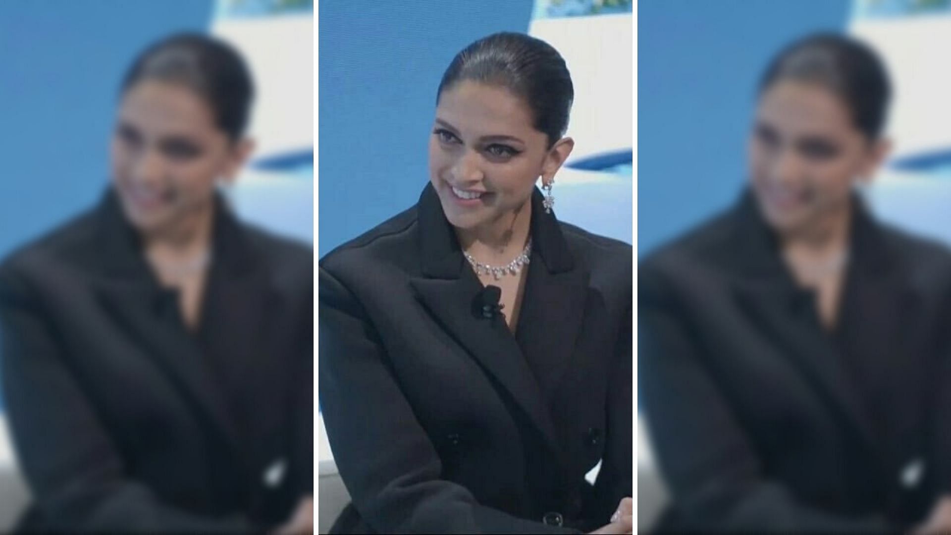 Deepika Padukone speaks about mental health in a panel discussion at Davos.&nbsp;