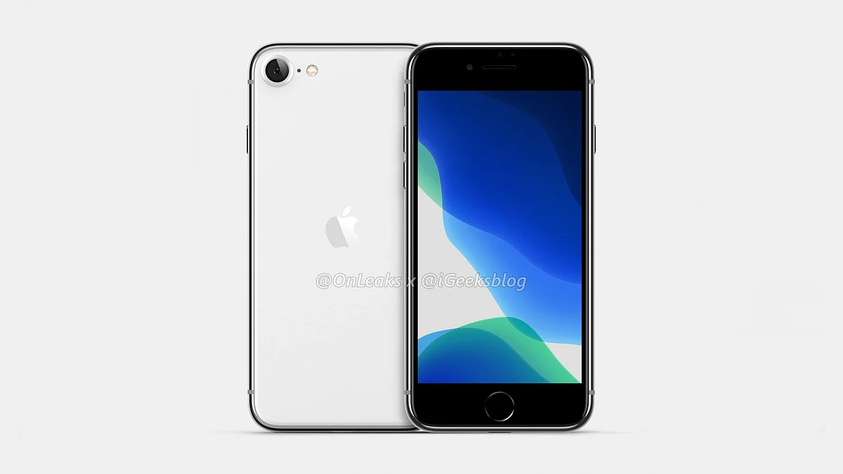 Thick bezels, physical home button. What is this, Apple?