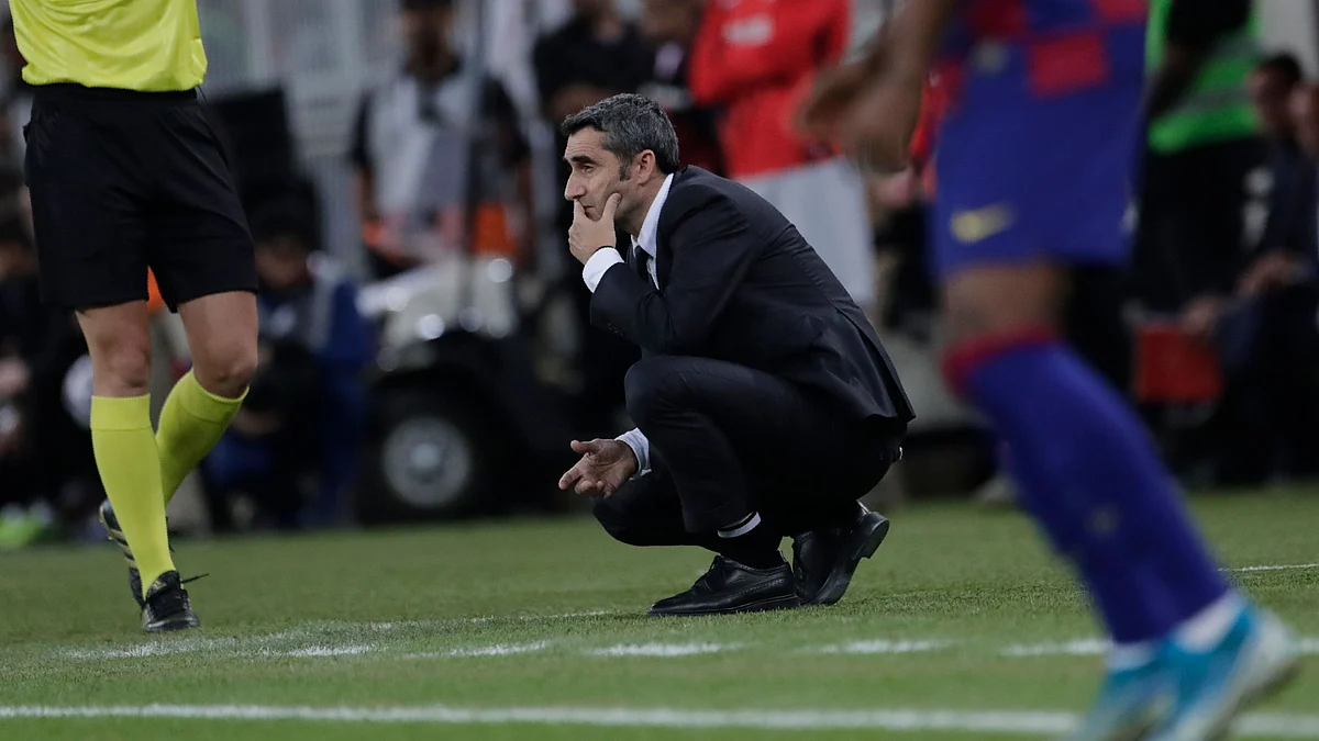 Valverde’s job was also in jeopardy at the end of last season after Barcelona lost the Copa del Rey final to Valencia.