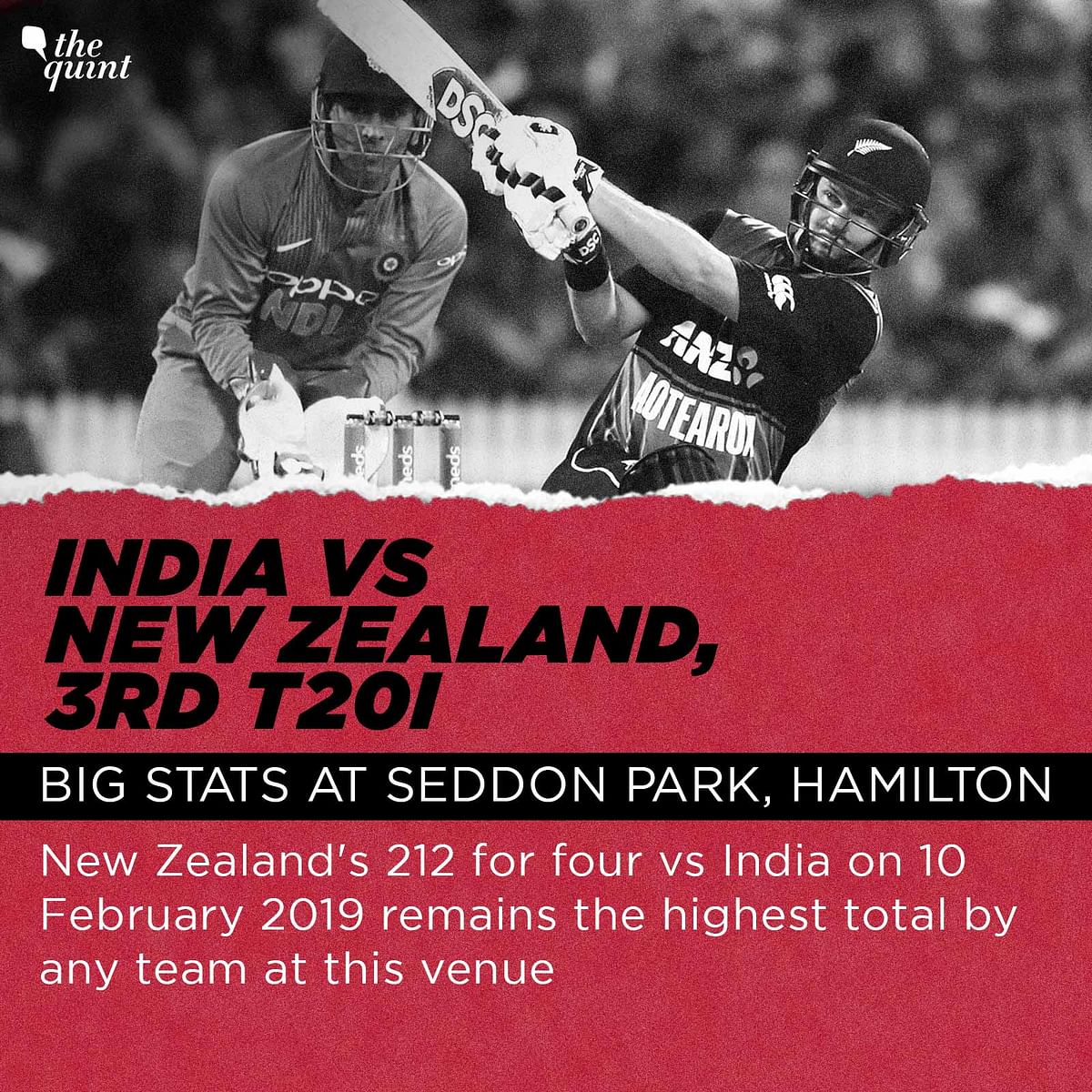 Here’s a look at some of the numbers and records in T20s from the Seddon Park in Hamilton.
