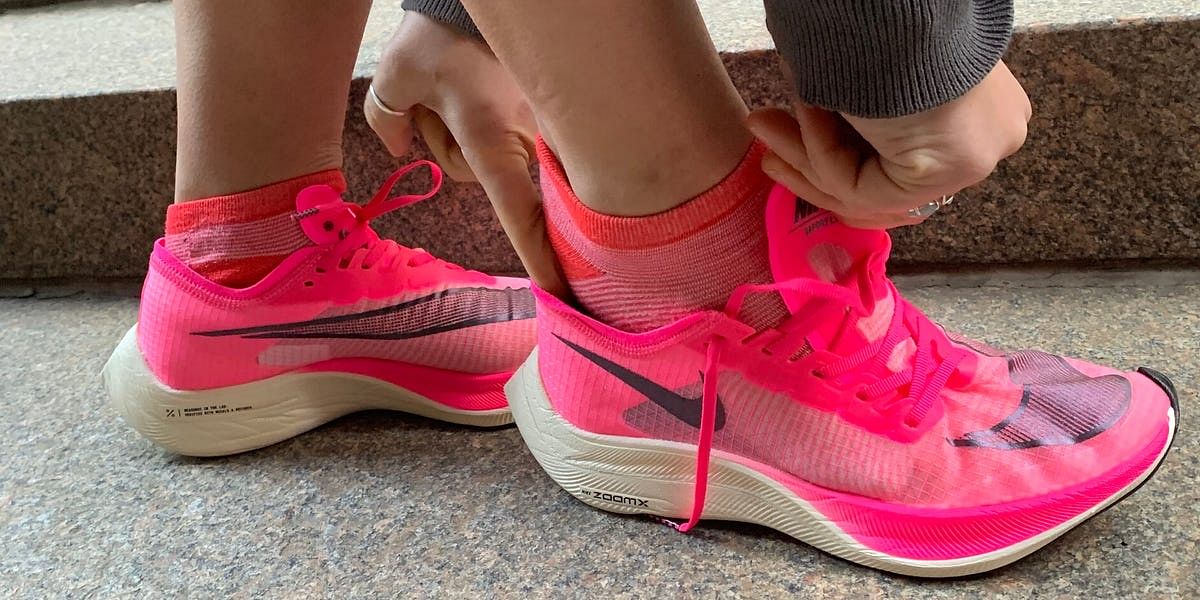 Both the men’s and women’s world records have been clocked wearing Nike’s controversial Vaporfly shoes.