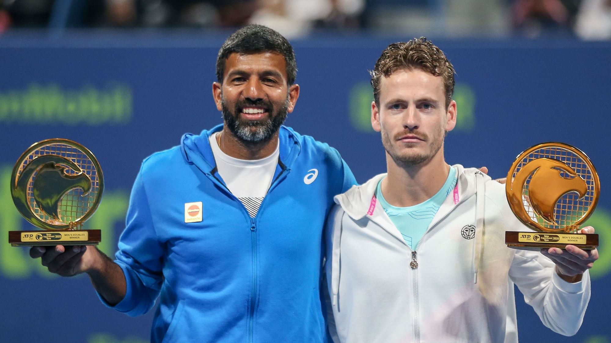 This is the first tournament Rohan Bopanna (left) and Wesley Koolhof came together as a pair.