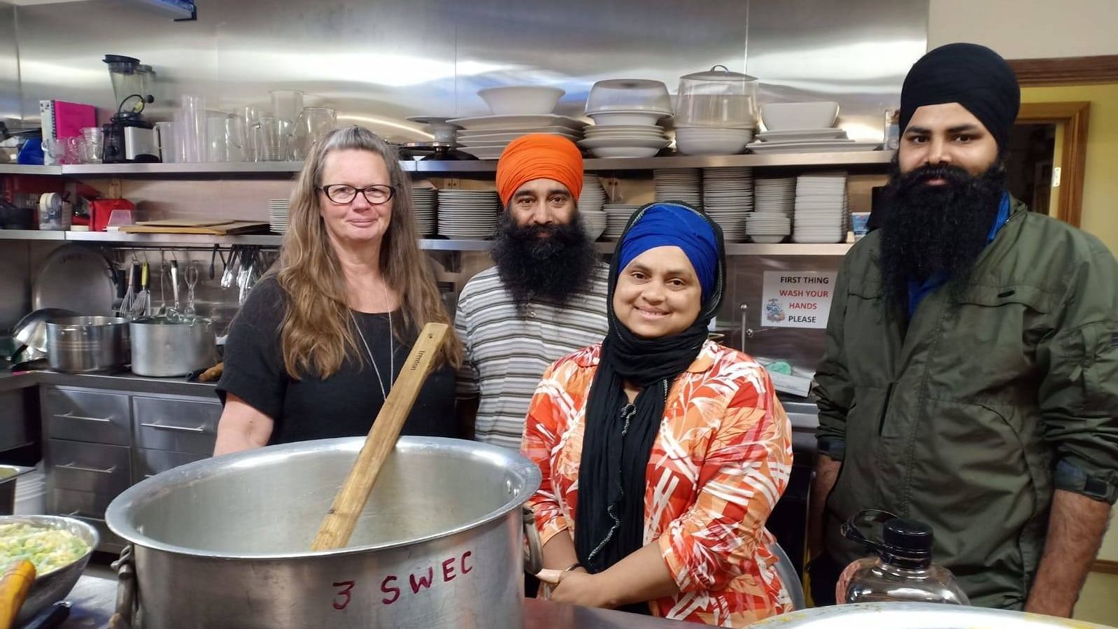 Kaur cooks about 1000 meals a day for the families displaced in the<b> </b>East Gippsland area.<b></b>