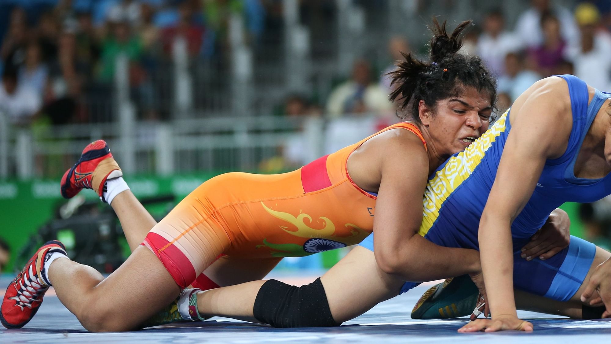 File picture of Rio Olympics bronze medallist Sakshi Malik who lost in the national trials to Sonam Malik