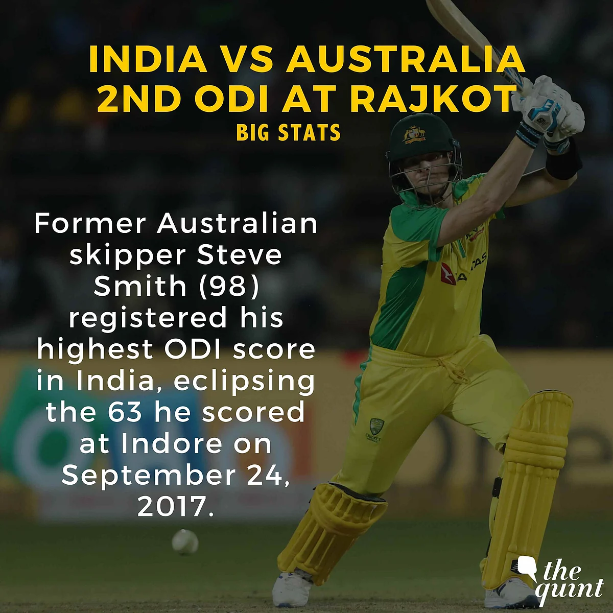 Stats: Records Tumbled as India Beat Australia in the 2nd ODI