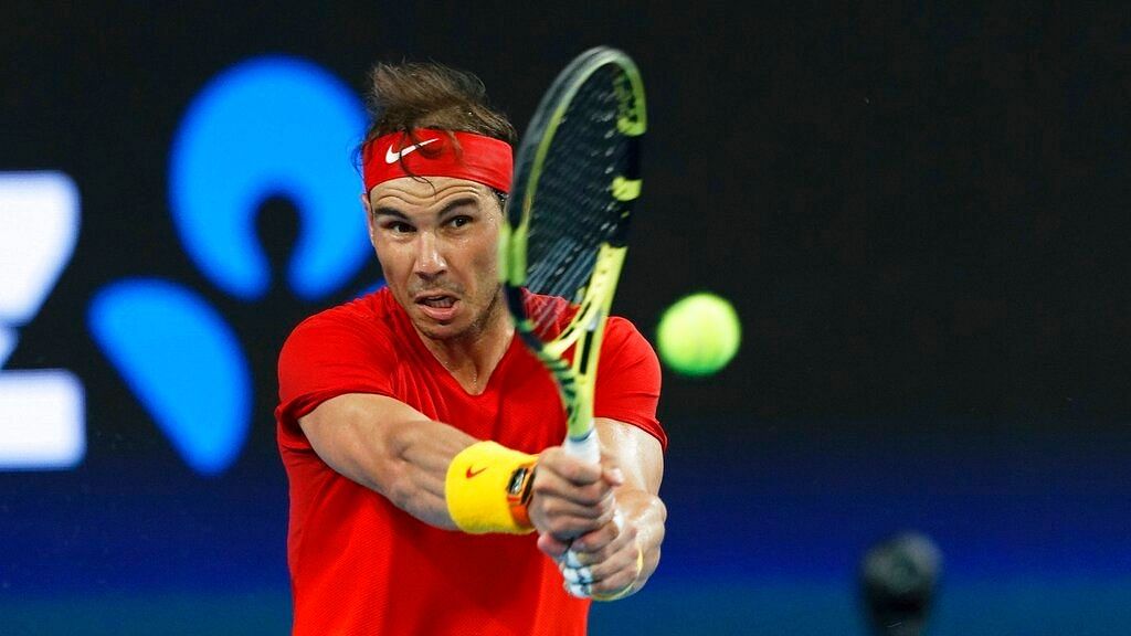 Rafael Nadal beat Yoshihito Nishioka 7-6(4), 6-4.