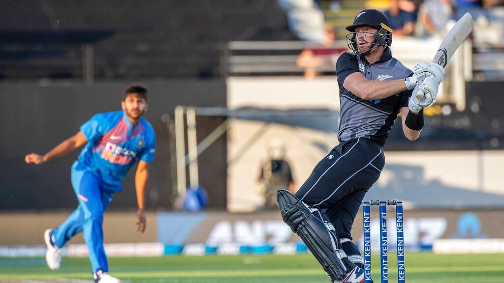 Martin Guptill scored 33 off 20 deliveries but failed to inspire New Zealand to put up a tall total against India in the second T20I on Sunday, 26 January 2020.