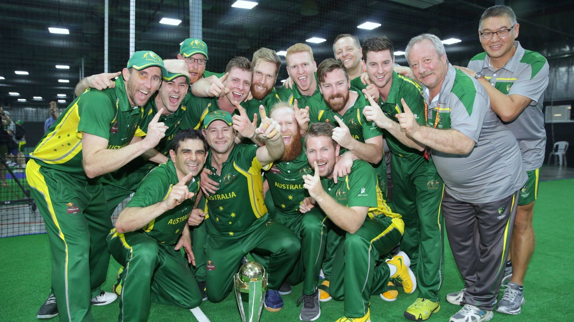 Australia won in all four divisions at the 2017 Indoor Cricket World Cup in Dubai.