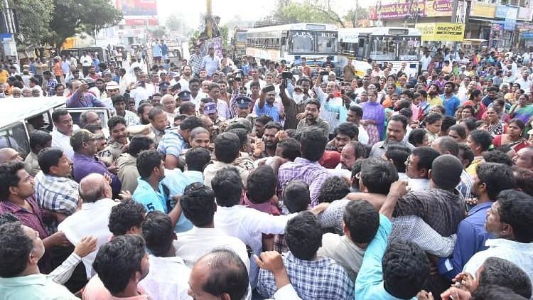Amaravati Capital Row: Farmers, TDP Leaders Face Police Action