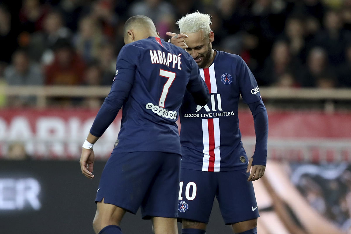 Mbappe Scores 2 Against Former Club Monaco as PSG Win 4-1