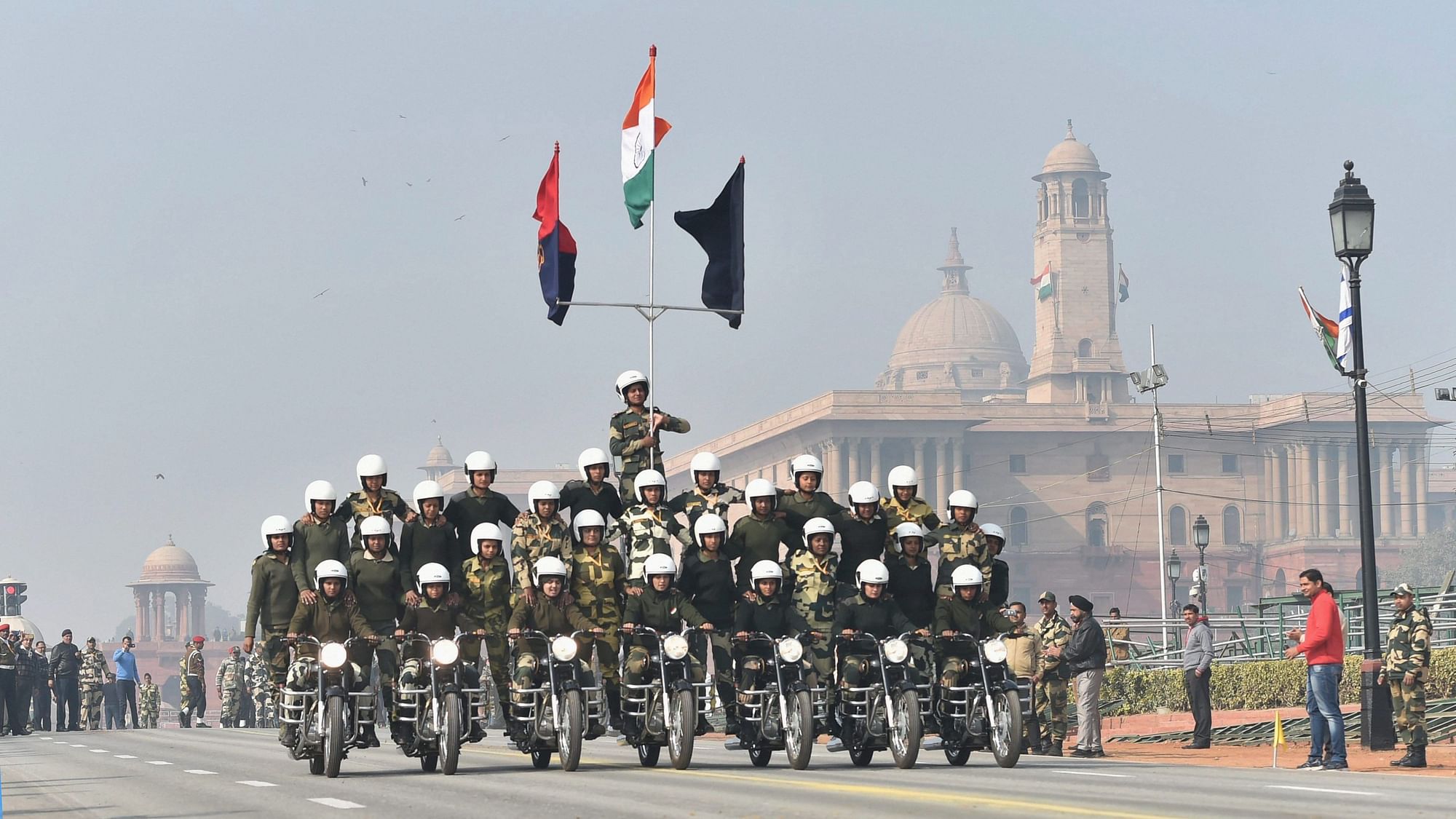 At the 2018 parade, a women bikers team of the Border Security Force (BSF) had made a similar debut. Image used for representation purposes here.