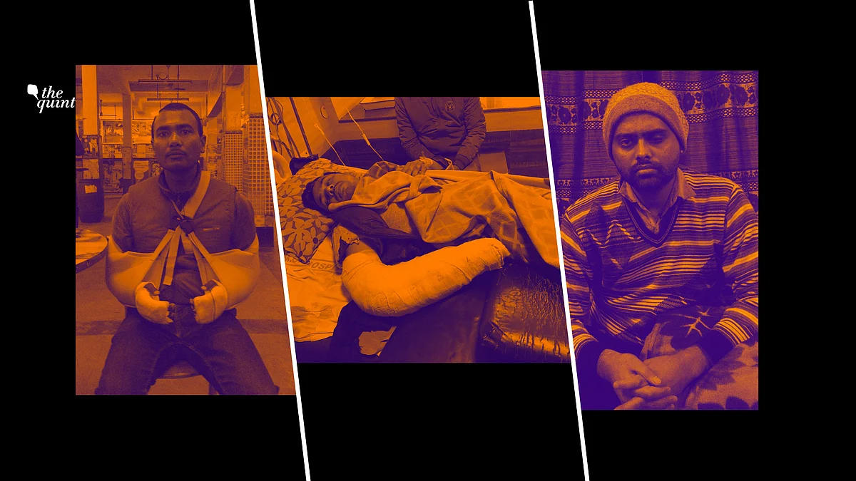 Mustafa, Tariq and Minhajuddin were severely injured when police lathicharged in Jamia and AMU on 15 December 2019.