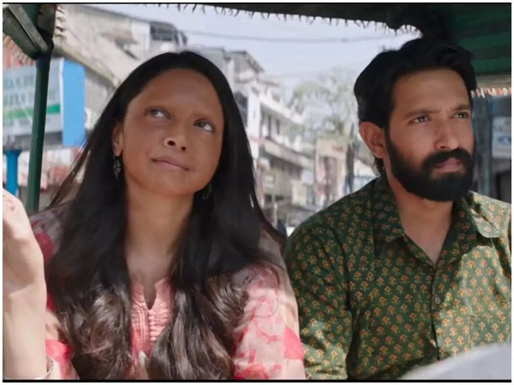 Deepika Padukone and Vikrant Massey in a still from <i>Chhapaak</i>.