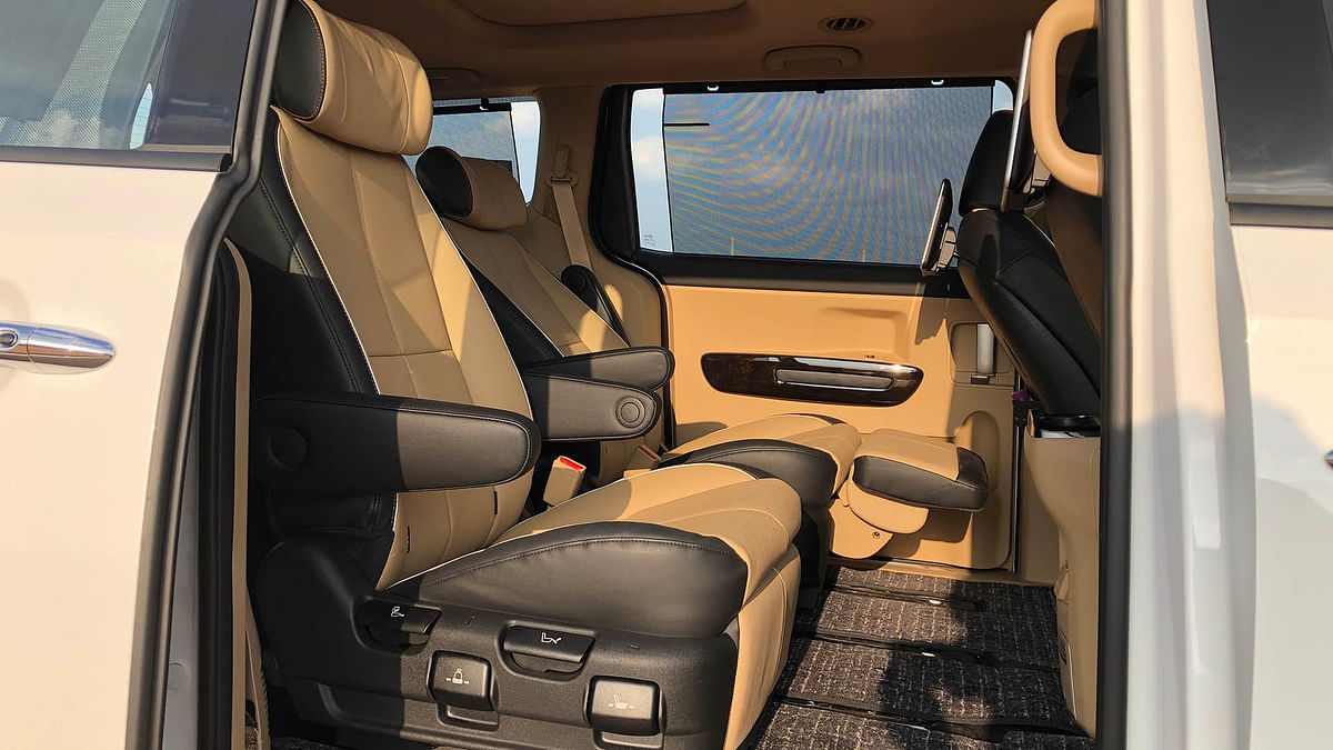 The Kia Carnival is creating a new segment in the people-mover segment with its features, luxury and space. 
