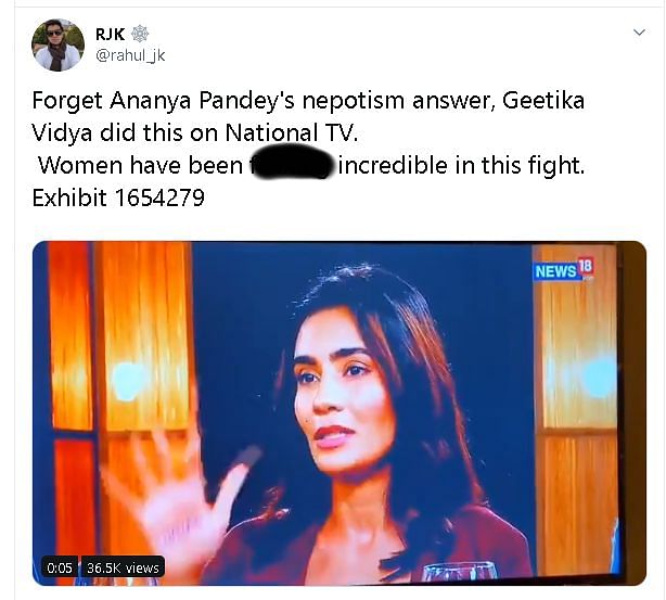 Geetika was among the guests in the Newcomers Roundtable 2019.