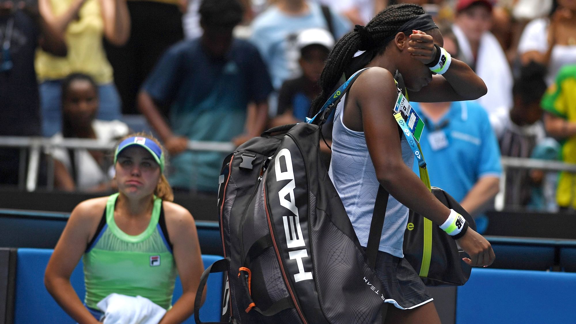 Coco Gauff’s latest history-making Grand Slam run at age 15 ended with a 6-7 (5), 6-3, 6-0 loss in the Australian Open’s fourth round to Sofia Kenin on Sunday, 26 January.