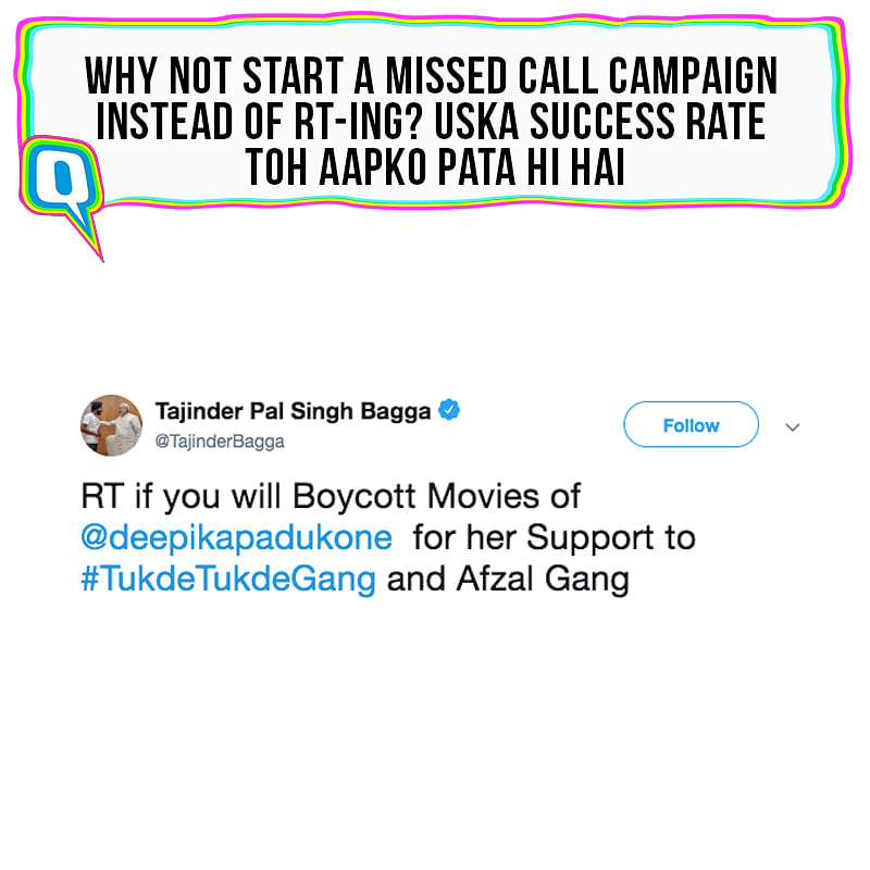 Quint Neon tries to reason with those who want to boycott Deepika Padukone. 