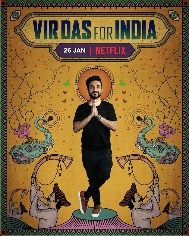 In ‘For India’, Vir Das succeeds in talking about everything that defines India but it might just be a lot.
