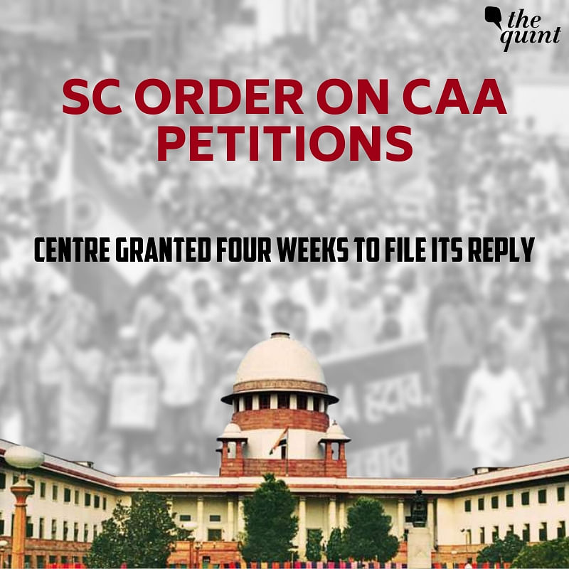 What  the Supreme Court said while hearing the 144 petitions against and in support of the CAA.