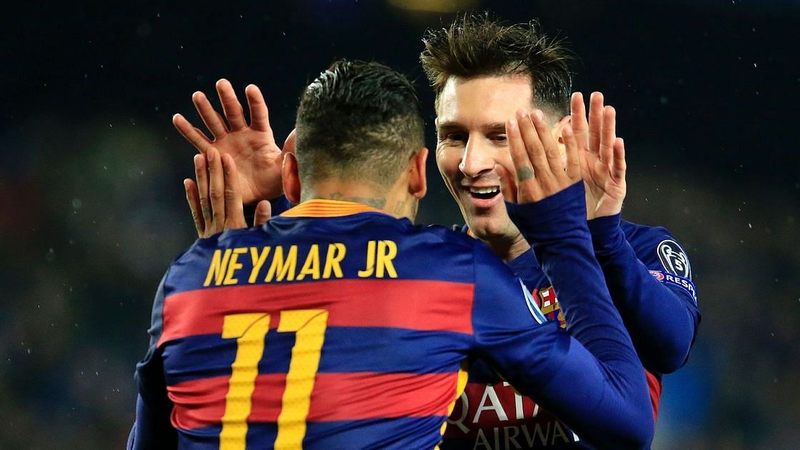 Neymar and Lionel Messi were teammates at FC Barcelona for three seasons before the former moved to Paris Saint-Germain.
