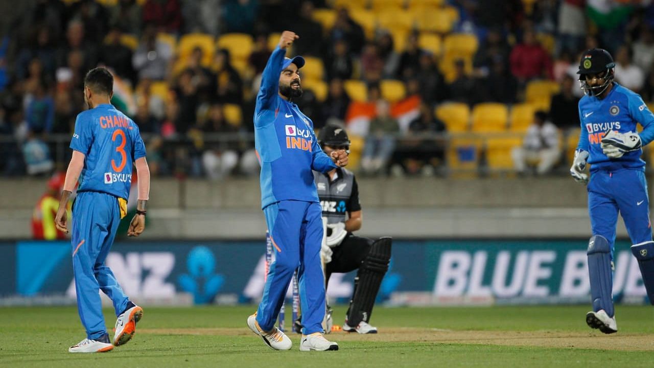 In the Super Over, New Zealand made just 13 runs, a target which the Indians overwhelmed with one ball to spare.