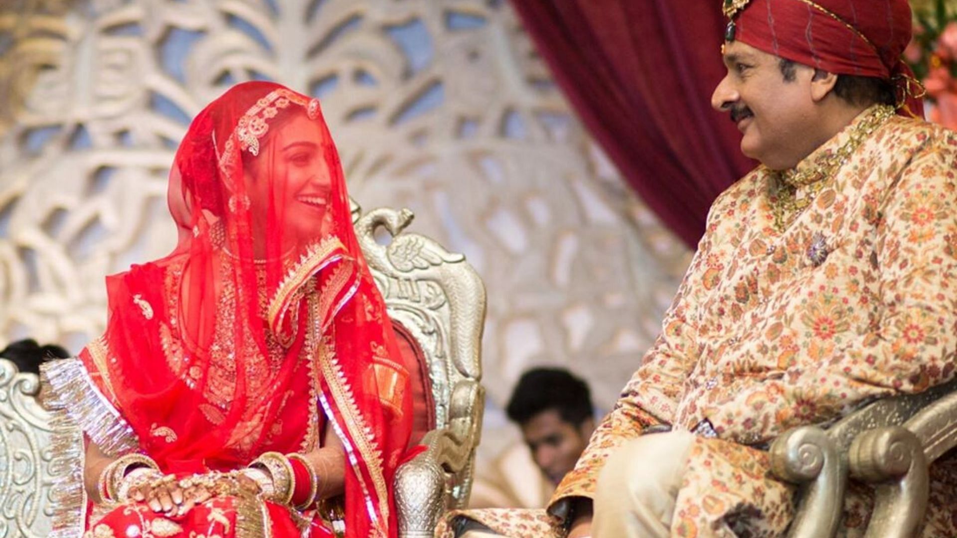 <i>Yeh Rishta Kya Kehlata Hai </i>actor Mohena Kumari at her wedding.