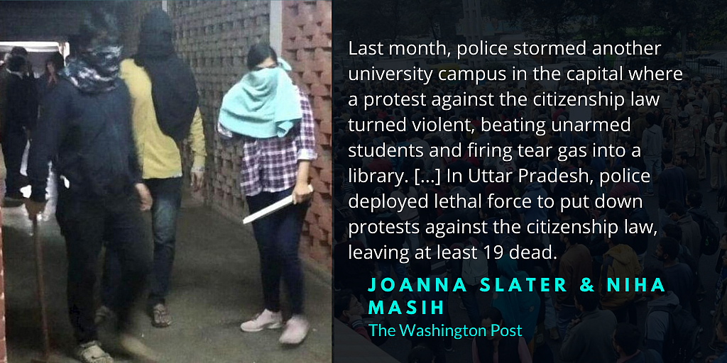 As JNU Fights Back, Here’s How Foreign Media Covered the Attack